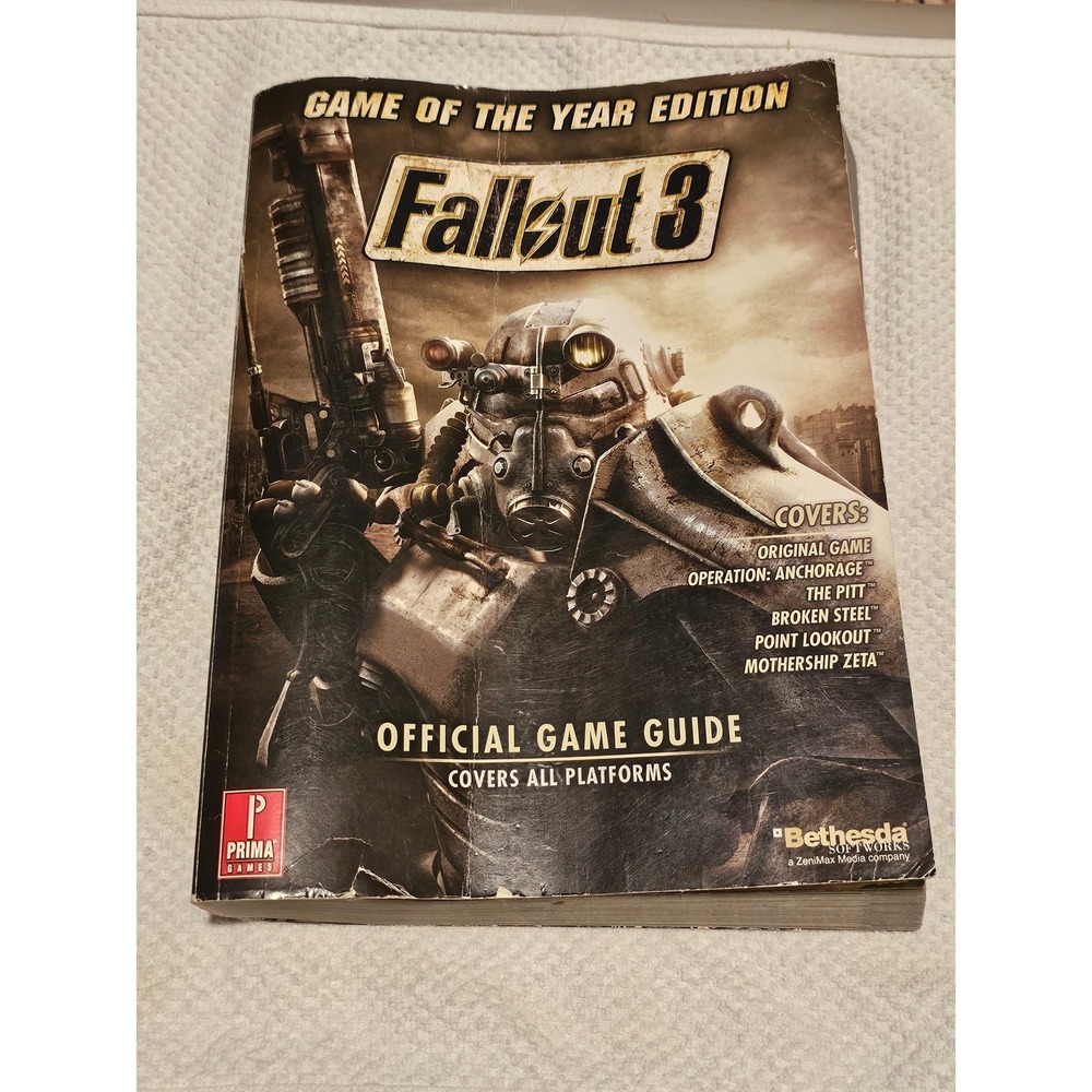 Fallout 3 Game of the Year Edition Official Game Guide Prima Games GOTY DLC